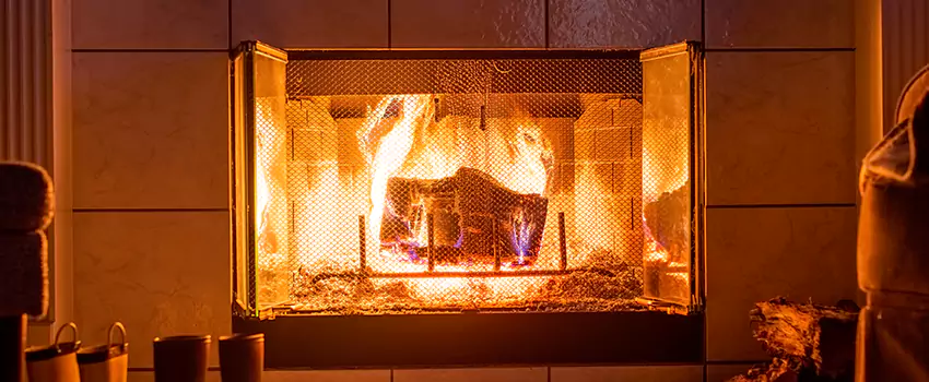 Mendota Hearth Landscape Fireplace Installation in Ocala, Florida